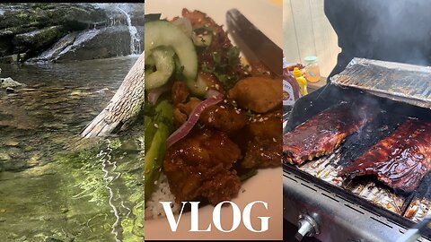 VLOG//COOKOUT+ HIKING + CHEESECAKE?