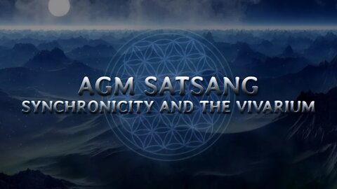 Synchronicity and the Vivarium - AGM Satsang #2 - Gnostic ideas, organic portals, and the multiverse