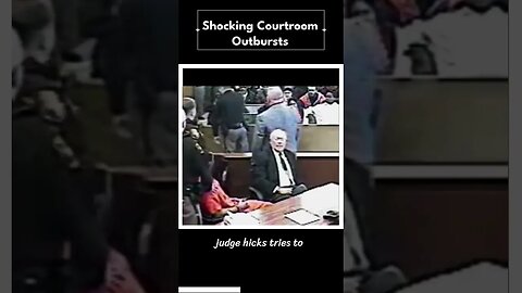 Shocking courtroom outbursts leads to a collapse #truecrime #courtroomdrama #shorts