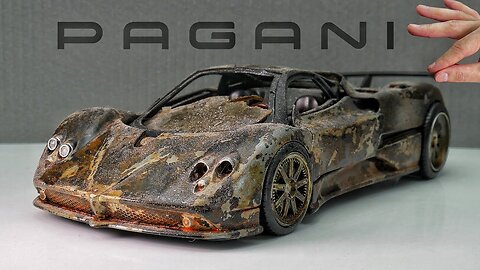 Restoration Abandoned Pagani Zonda F - Restoration of extreme sports car Pagani Zonda F