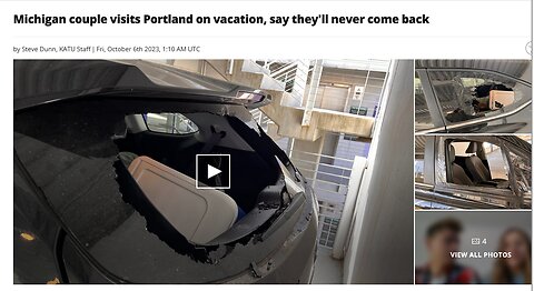 Michigan couple visits Portland on vacation, say they'll never come back