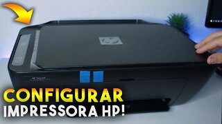 Como CONFIGURAR IMPRESSORA HP DeskJet Ink Advantage 2774