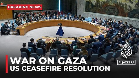 US submits draft resolution to the UN calling for an 'immediate ceasefire' in Gaza