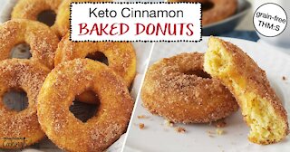 Keto Cinnamon & Sugar Donuts