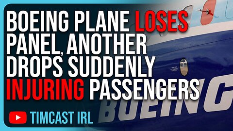Boeing Plane LOSES PANEL, Another DROPS SUDDENLY Injuring Passengers, WTF Is Going On