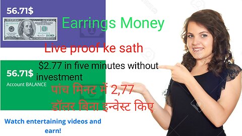 earn money onlin earrings earn money watch video