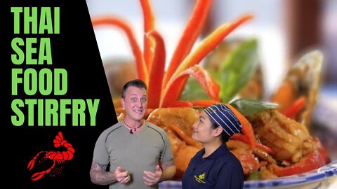 Thai Spicy seafood Stir fry