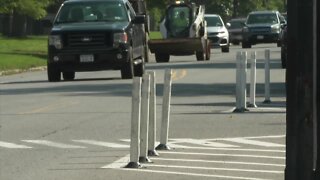 Some frustrated over temporary bike lanes meant to keep drivers and bikers safe