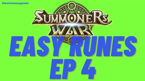 Summoners War: Easy Runes Ep 4 - ABSOLUTELY TOO MANY RUNES Part 2