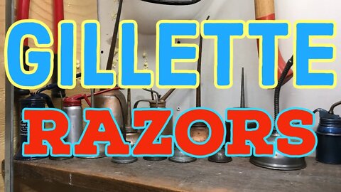 Vintage Gillette Safety Razors - I love Collecting and Using these Razors
