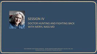 Dr. Meryl Nass - Doctor Hunting and Fighting Back