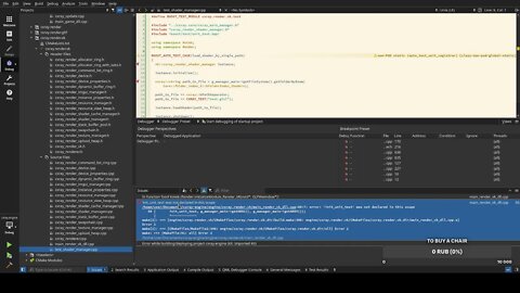 Write own game engine. [Vulkan API] Graphics programming. ImGui/Resource management