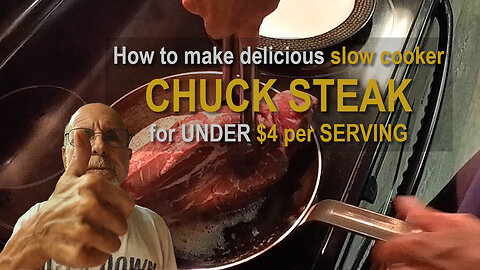 Carnivore doesn't have to be expensive! How to make delicious CHUCK STEAK for UNDER $4 per SERVING