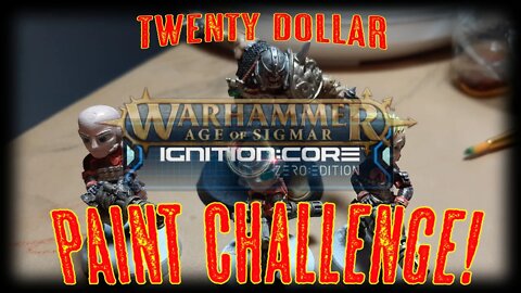 Twenty Dollar ($20) Miniature Paint Challenge