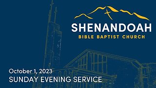 10-1-2023 Sunday Evening Service