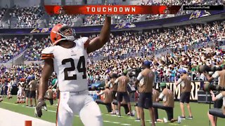 60 Yard TD Nick Chubb #Madden20 #NickChubb #Browns