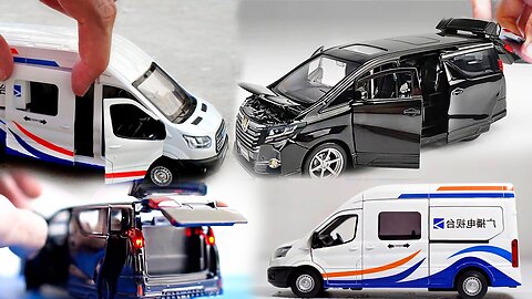 Ford Transit VS Toyota Alphard - Diecast Unboxing of 2 Rivals