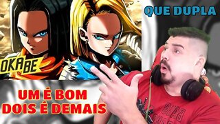 REACT Androides 17 e 18 (Dragon Ball Z) - Infinity Okabe ft. Soberana - MELHOR DO MUNDO