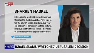 Australian government's West Jerusalem decision is a 'slap in the face': Israeli MP Sharren Haskel