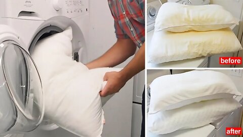 How to Naturally Clean and Whiten Your Yellowed Pillows