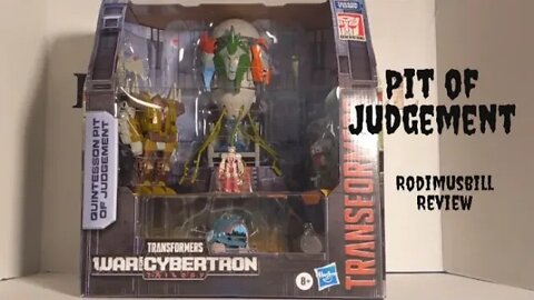 Quintesson Pit of Judgement - Transformers War For Cybertron Hasbro Pulsecon Exclusive 2020 Review