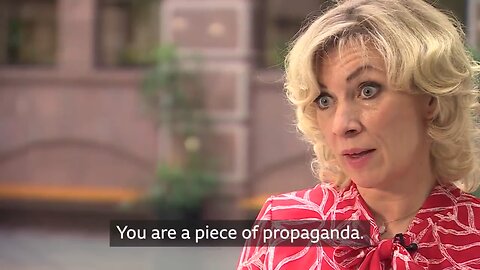 Maria Zakharova moment slapping BBC´s Rosenberg [Kike] with "You are a piece of propaganda"