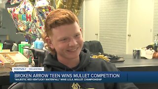 Broken Arrow Teen Wins Mullet Competition