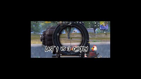 Last 1 v 3 chicken #pubgmobile #pubggaming #Viral