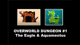 Legend of Zelda (NES) OverWorld Dungeon 1 Complete Walkthrough Guide: The Eagle & Aquamentus