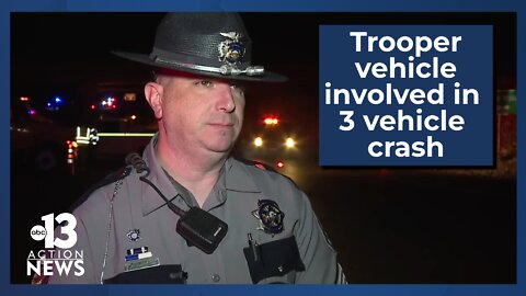Officer emphasizes importance of seatbelts after 3-vehicle crash near I-15