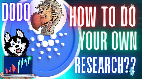 Dodo ADA Back from Dead?? DYOR! How to Actually Do Your Own Research in Cardano Crypto