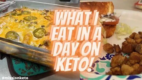 WHAT I EAT IN A DAY ON KETO | COUNTING TOTAL CARBS | BACK TO BASICS | MISSION KETO