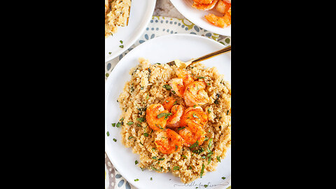 Garlic Shrimp and Quinoa
