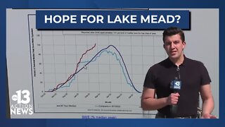 Snowpacks could help the water levels at Lake Mead, visitors are unsure