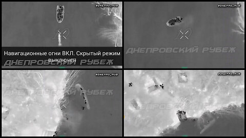 Kherson area: Russian shock drone hit the Ukrainian nocturnal boats