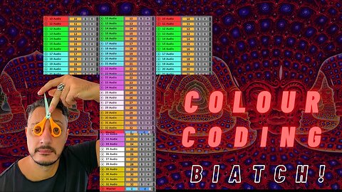 Colour Coding & Grouping Sound element in Ableton