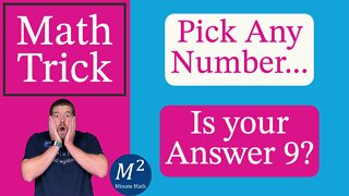 I will Guess YOUR Answer EVERY TIME! 9? | Minute Math Tricks | Part 69 #shorts