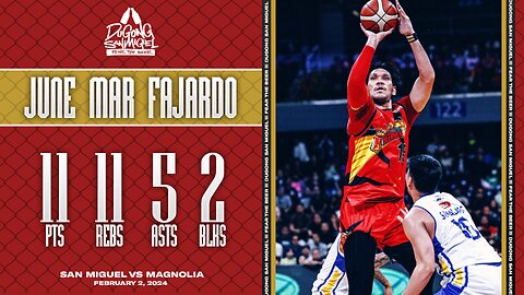 June Mar Fajardo Highlights [San Miguel vs Magnolia Finals G1 | Feb. 2, 2024]