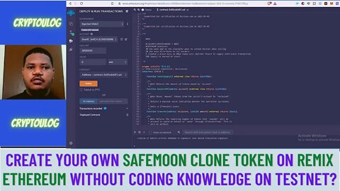 Create Your Own Safemoon Clone Token On Remix Ethereum Without Coding Knowledge On Testnet?