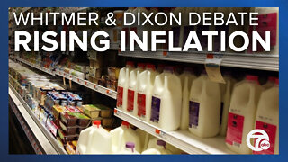 Gretchen Whitmer & Tudor Dixon debate rising inflation & share ways to help