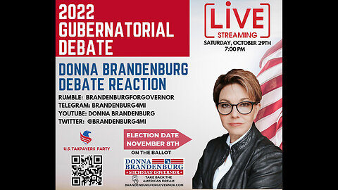 BNN (Brandenburg News Network) 10/29/2022 - Live - Brandenburg - 2022 Gubernatorial Debate Reaction
