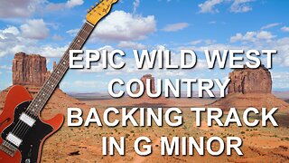 Epic Wild West Country Guitar Backing Track In G Minor