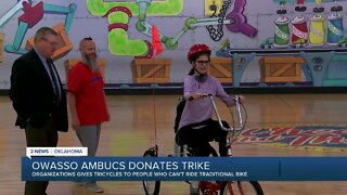 Owasso Ambuca Donates Trike