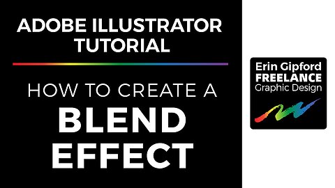 3D Blend Effect | Adobe Illustrator Tutorial