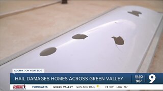 Green Valley begins clean up after hail storms sweep through the area