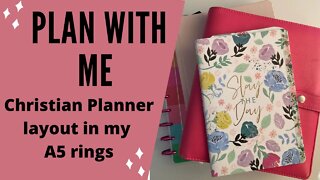 Plan with me - Christian Planner in A5