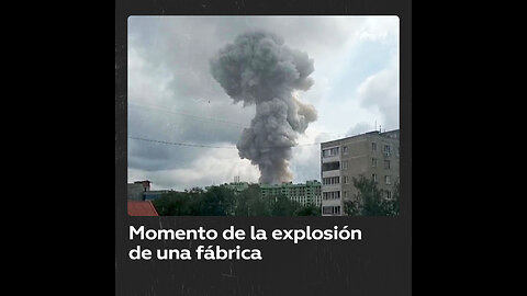 Fuerte explosión en la región de Moscú