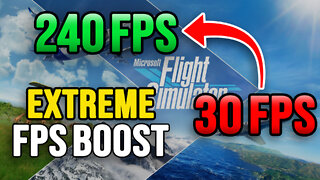 How to BOOST FPS and INCREASE PERFORMANCE Microsoft Flight Simulator 2022