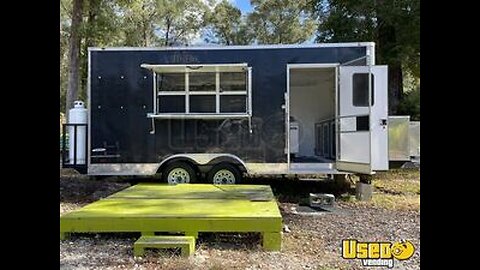 2020 18' Mobile Kitchen Unit | Food Concession Trailer with Pro Fire for Sale in Florida