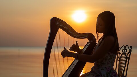 Peaceful Relaxation 💖 Beautiful Harp and Piano music 💖 Healing Calming Soothing Music